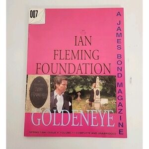 GOLDENEYE MAGAZINE #4 1996 JAMES BOND 007 IAN FLEMING BROSNAN‎ BEAN JANSSEN